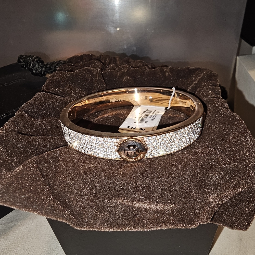 MK rose gold Bangle